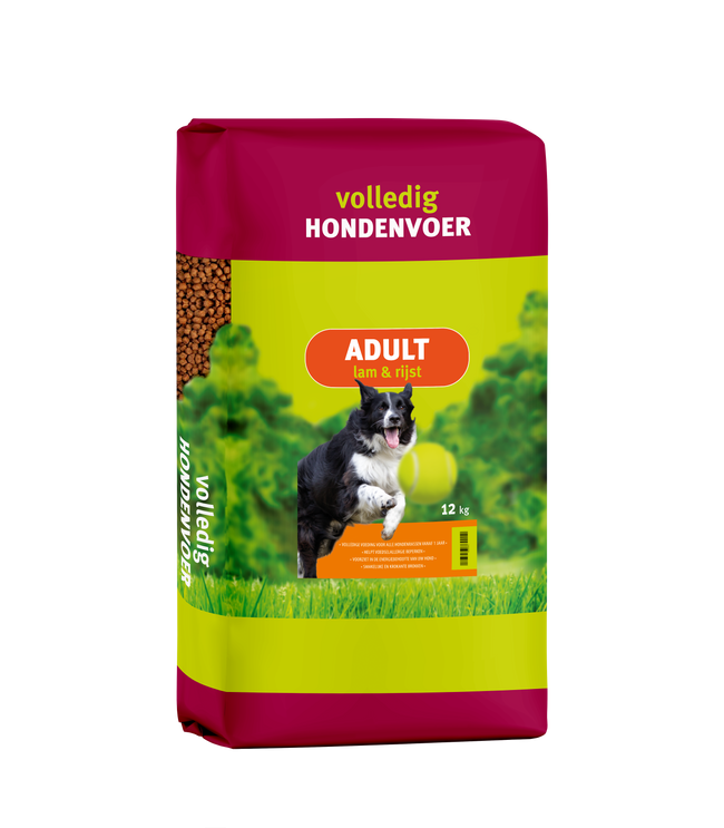 Hondenbrok | Adult Lam & Rijst | 12kg of 3kg