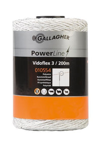 Gallagher Vidoflex 3 PowerLine wit 200m