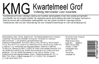Kwartelmeel - kwartellegmeel (grof) 20kg
