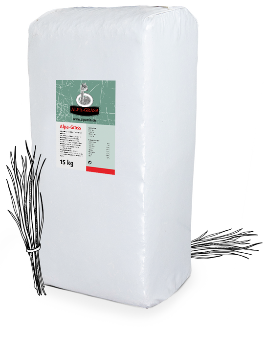 Alpa-Grass | Alpamin AlpaGrass | Alpaca Ruwvoer 15kg