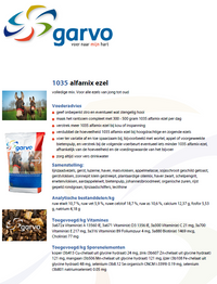 Garvo | Alfamix ezel 1035 20kg