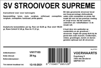 Strooivoer Supreme | Vogelvoer | Tuinvogelvoer | 20kg