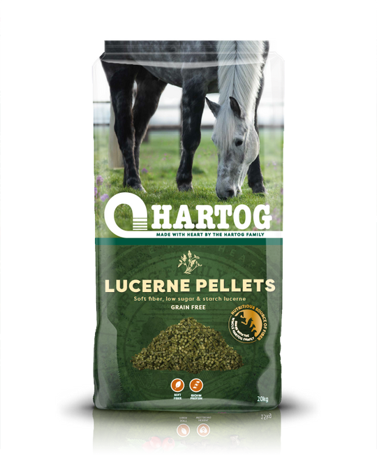 Hartog | Luzernebrok | Luzernepellets | 6mm structuurbrok | 20kg