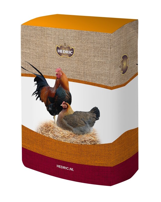 Hedric Legkrix - volledig kippenvoer met unieke structuur - 20kg