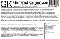 Gemengd Konijnenvoer 20kg