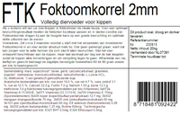 Foktoomkorrels (kriel-)kippen 2mm - 20kg
