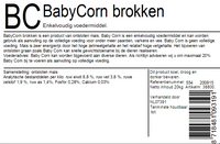 BabyCorn pellets 18kg | ontsloten mais brokken |