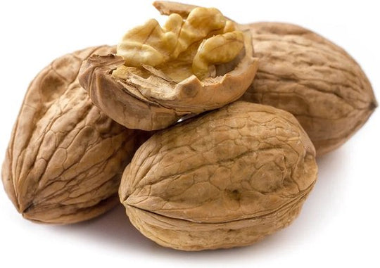 Walnoten in dop