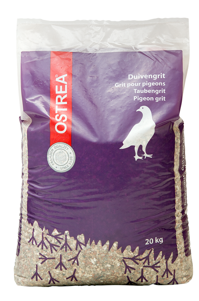 Ostrea | Duivengrit nr. 1 Gemengd (minder rood) | Duivenvoer | 20kg