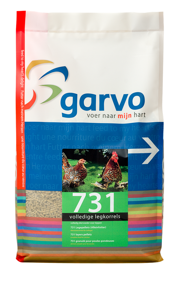 Garvo | Volledige legkorrel 731 | 20kg