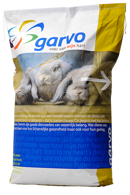 Garvo | Alfabrok konijn 5062 | Voor een glanzende vacht | 20kg