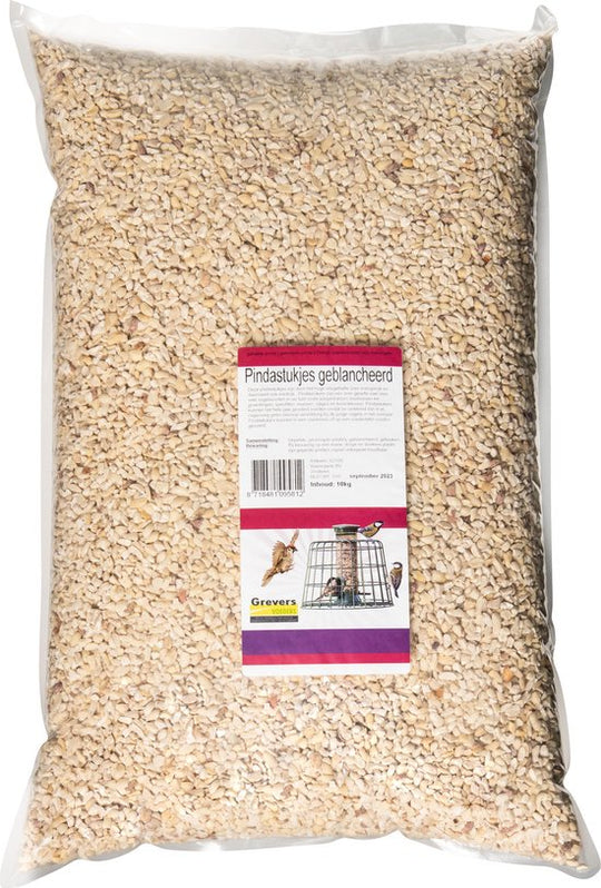 Pindastukjes geblancheerd | gebroken pinda | gehakte pinda | 10kg