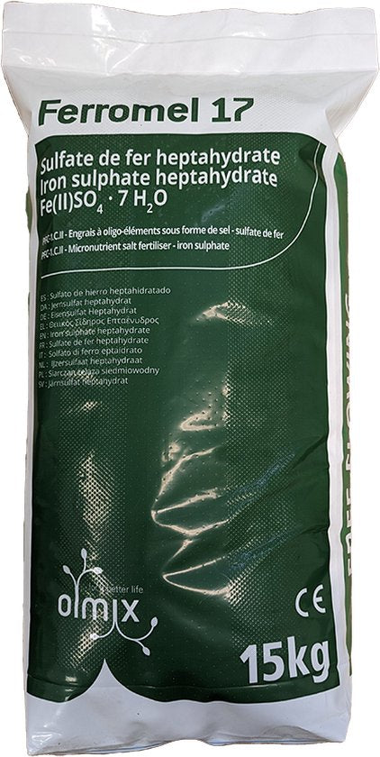 Ijzersulfaat - Ferromel 17 | tegen mos | 20 kg