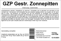 Zonnepitten gestreept 12,5kg